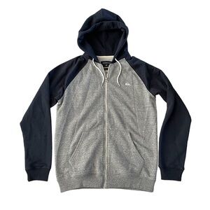 Quicksilver Full Zip Hoodie Sweatshirt Size M